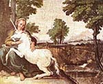A Virgin with a Unicorn